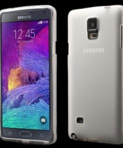 barsten smokkel In tegenspraak Samsung Galaxy Note 4 Hoesje TPU Transparant - JustXL