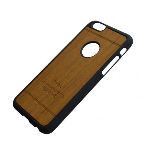 Apple iPhone Luxe hout design hoes Bruin - JustXL