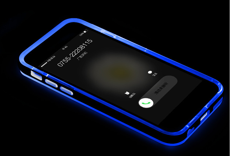 Egoïsme opvoeder tragedie Apple iPhone 6 / 6S Plus Neon Zaklamp Hoesje Blauw - JustXL