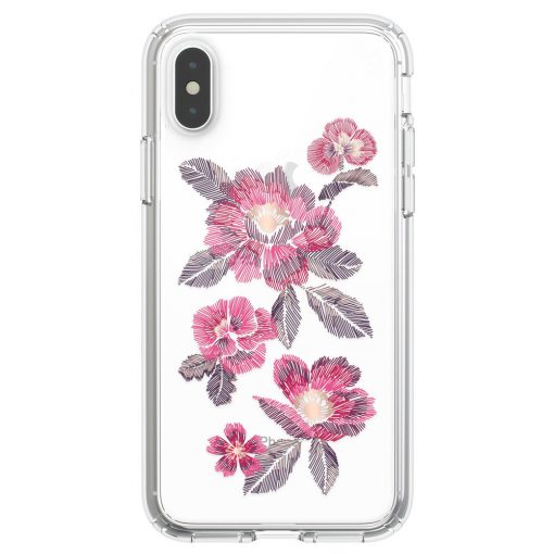 Speck Presidio Clear + Print Apple iPhone X/XS Embroideredfloral Fuchsia/Clear-149242